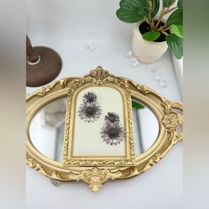 Vintage-Inspired Sunflower Drop Earrings | Antique Silver-Tone Statement